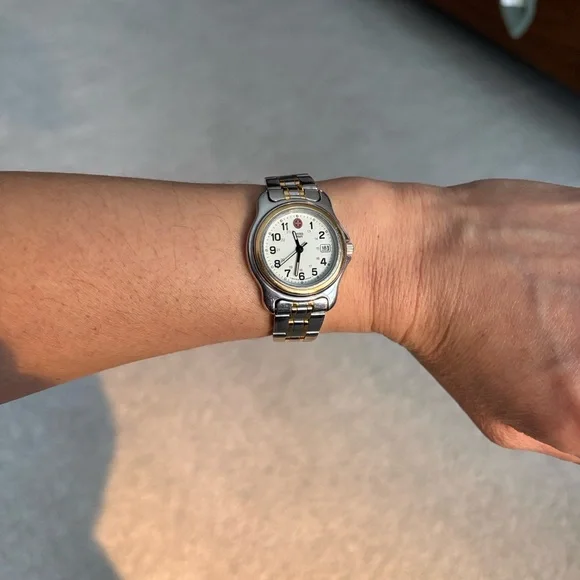 Swiss Army Ladies Officer 30mm Quartz Watch – Two-Tone, White Dial - Picture 8 of 9